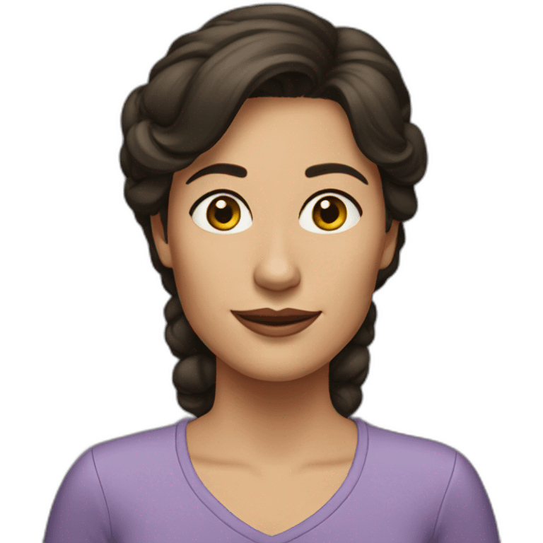 brunette woaman stepmother emoji