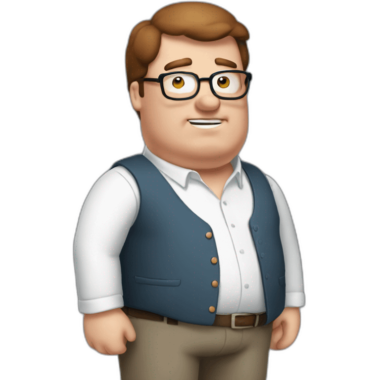 Peter griffin without top emoji