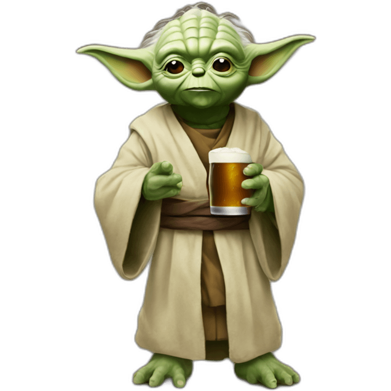 Yoda beers emoji