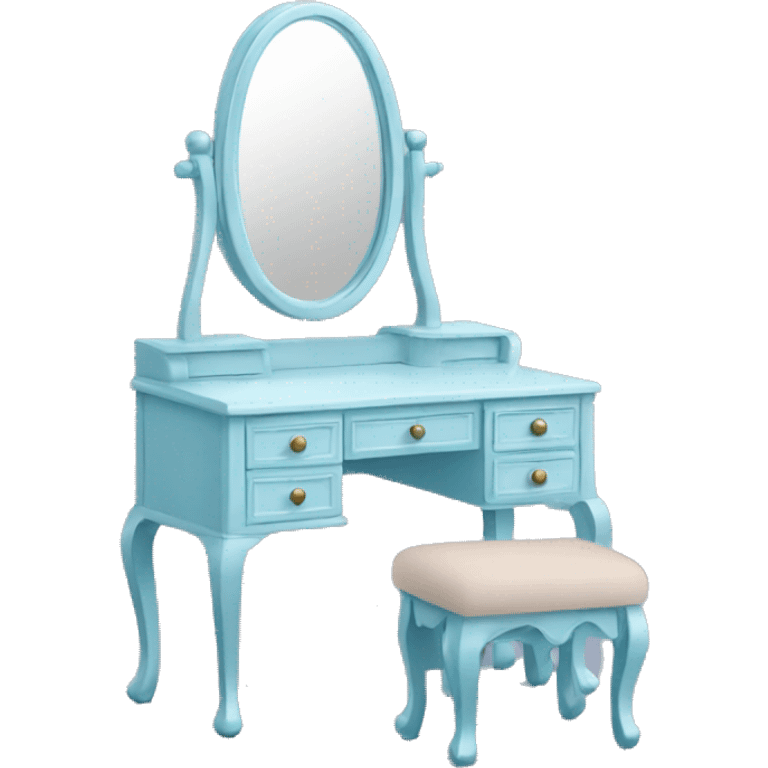 light blue vanity emoji