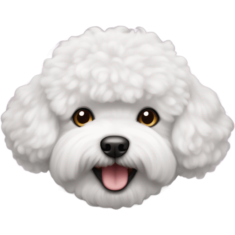 Bichon frise black emoji