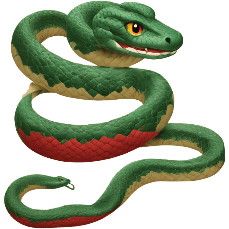 AÑO NUEVO CHINO DECORACIÓN DE SERPIENTE ROJA AÑO DE LA SEPIENTE emoji