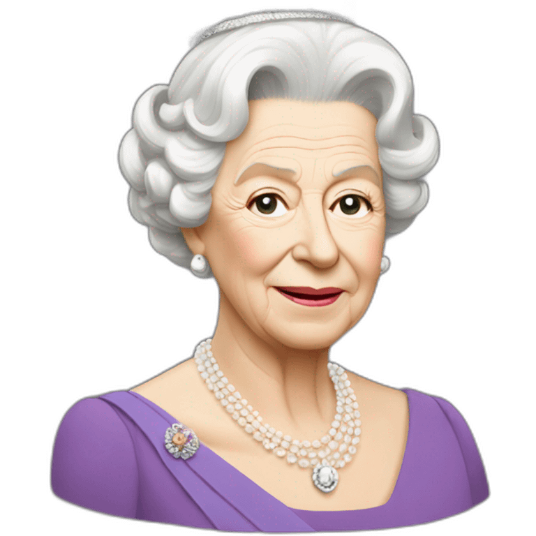 Elisabeth II emoji