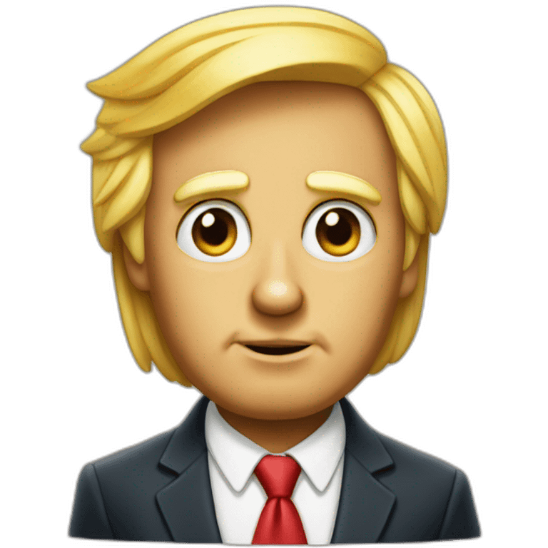 Pinocchio as trump lies emoji