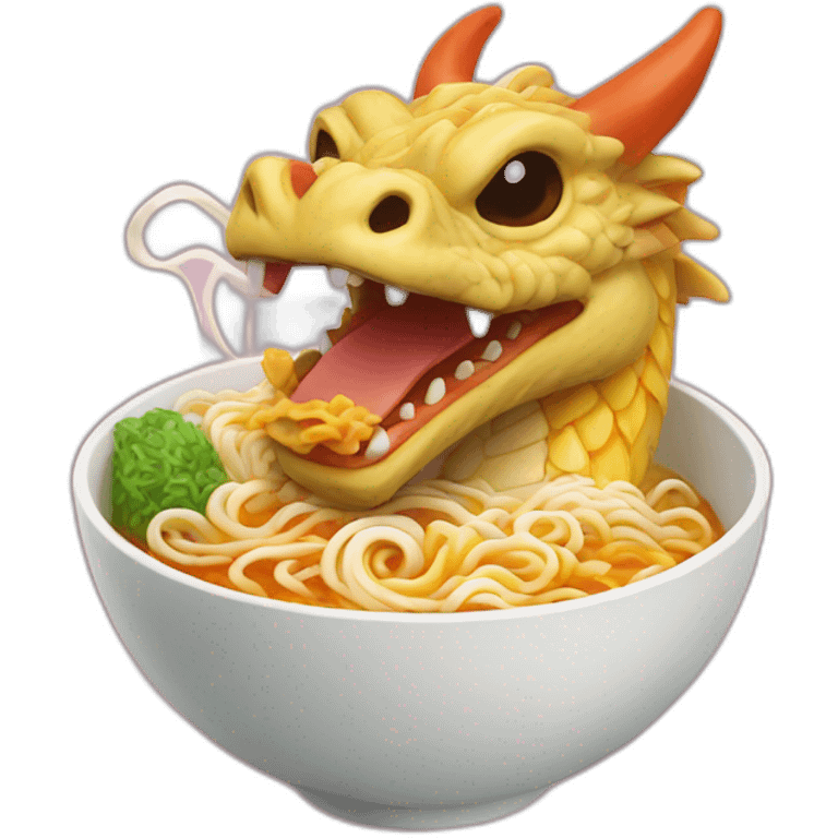 ramen dragon emoji