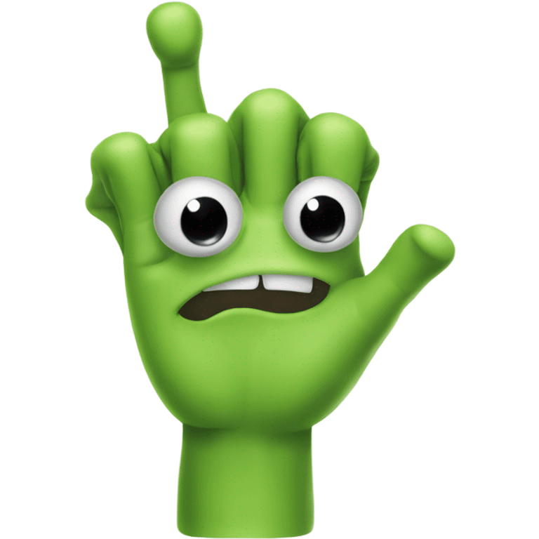 alien thumb up hand emoji