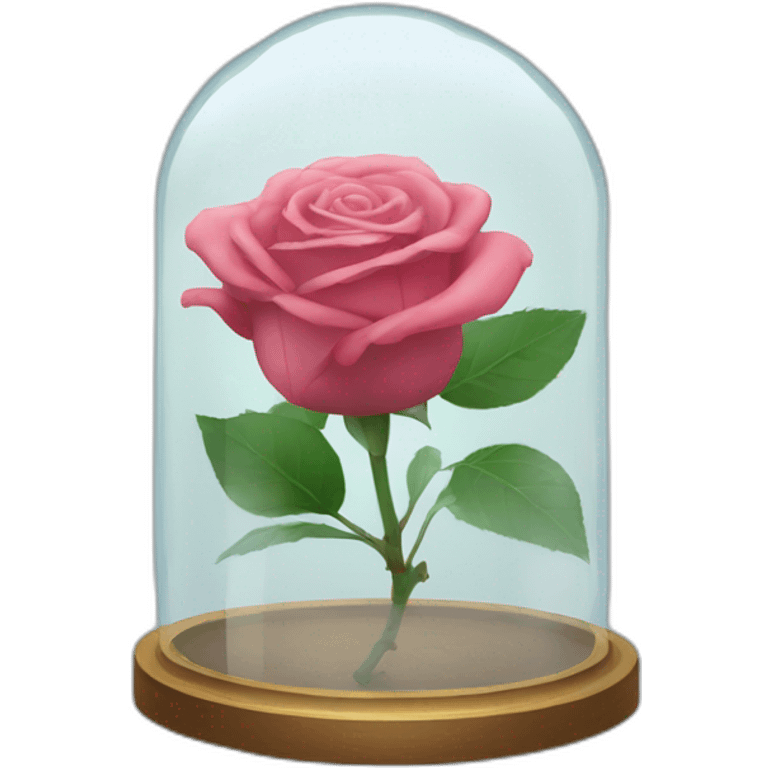 rose under glass emoji