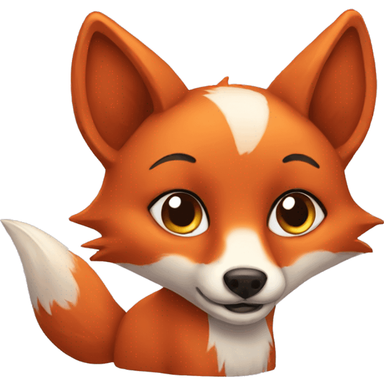 pet the fox emoji