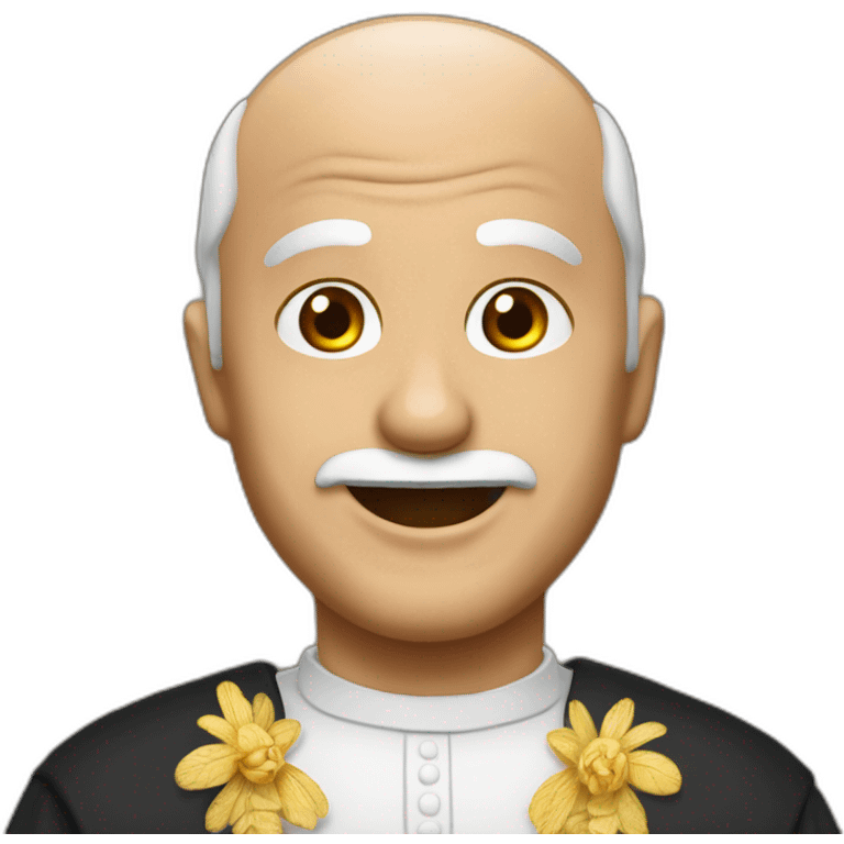 Pape François qui sourit emoji