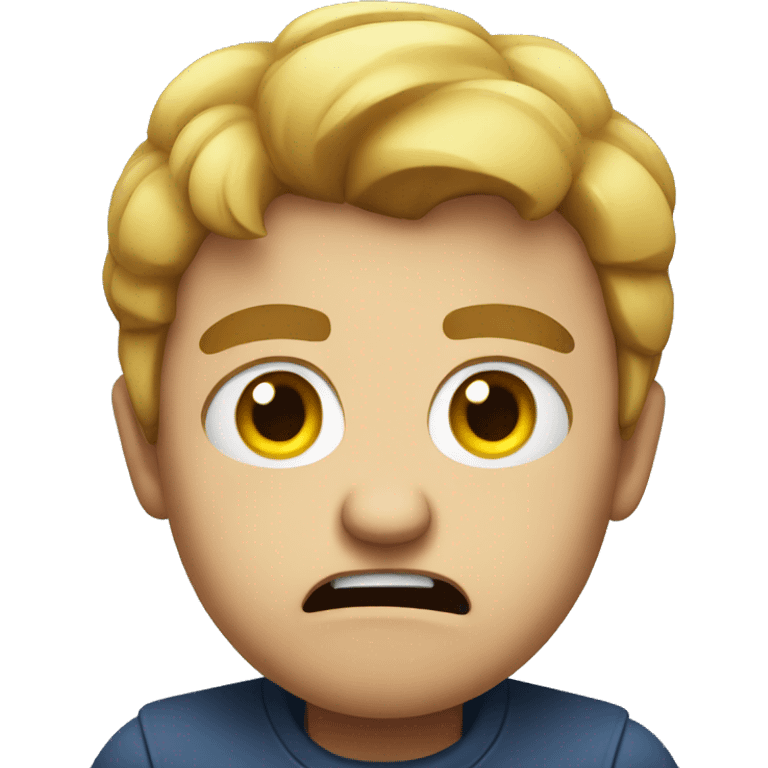 Angry person emoji