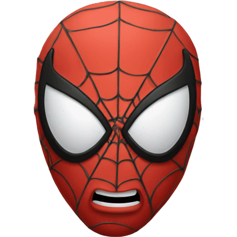 spiderman stressing head emoji