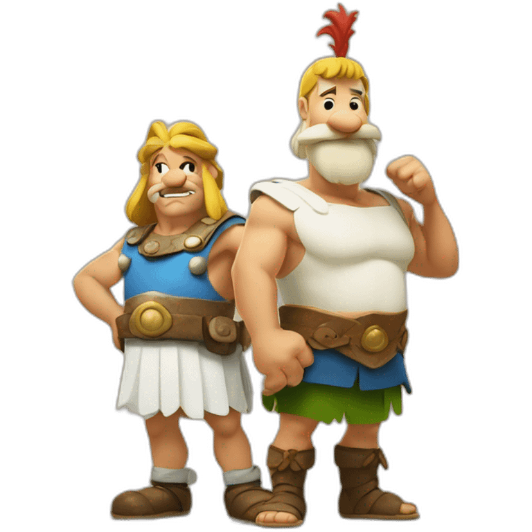 Asterix and Obelix emoji