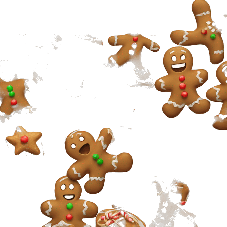 ginger bread christmas emoji