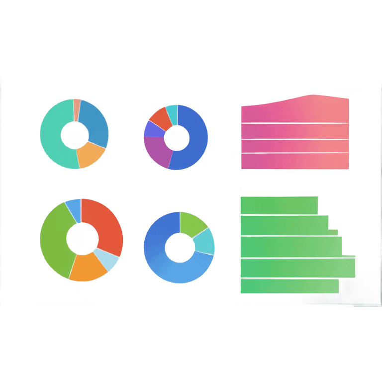 monitor showing a website dashboard with charts emoji