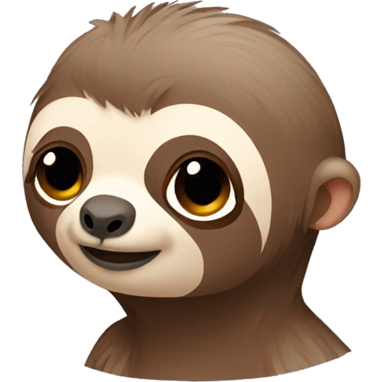 Sloth-baby-cut-profile emoji