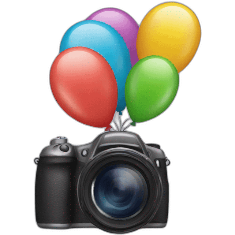 balloons camera emoji