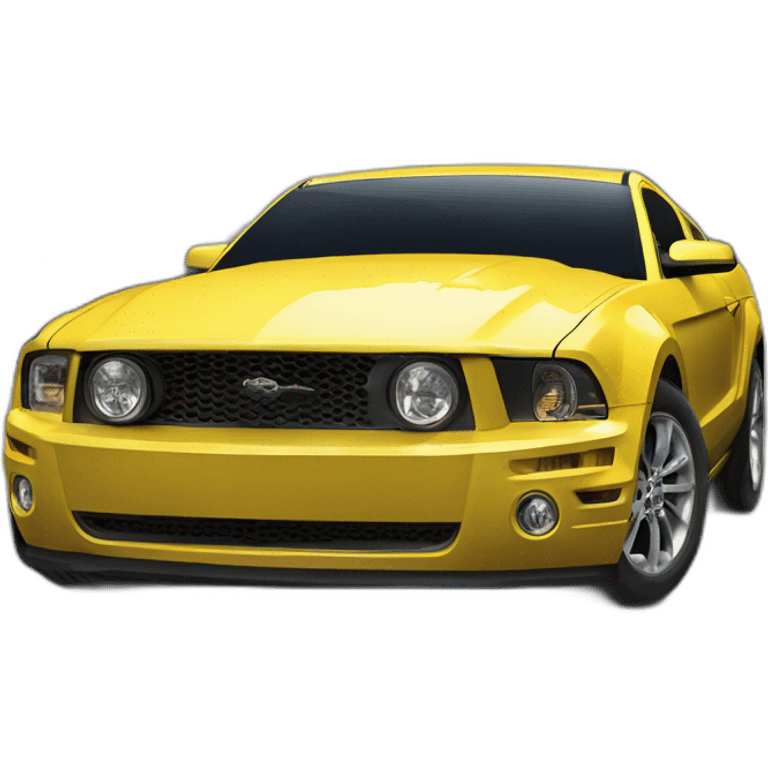 spongebob dans une mustang emoji