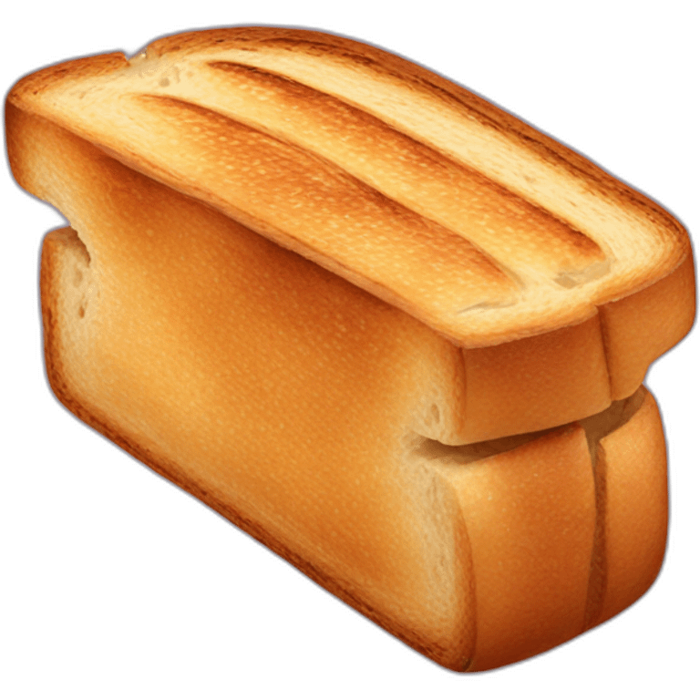 toasted roasted bread emoji