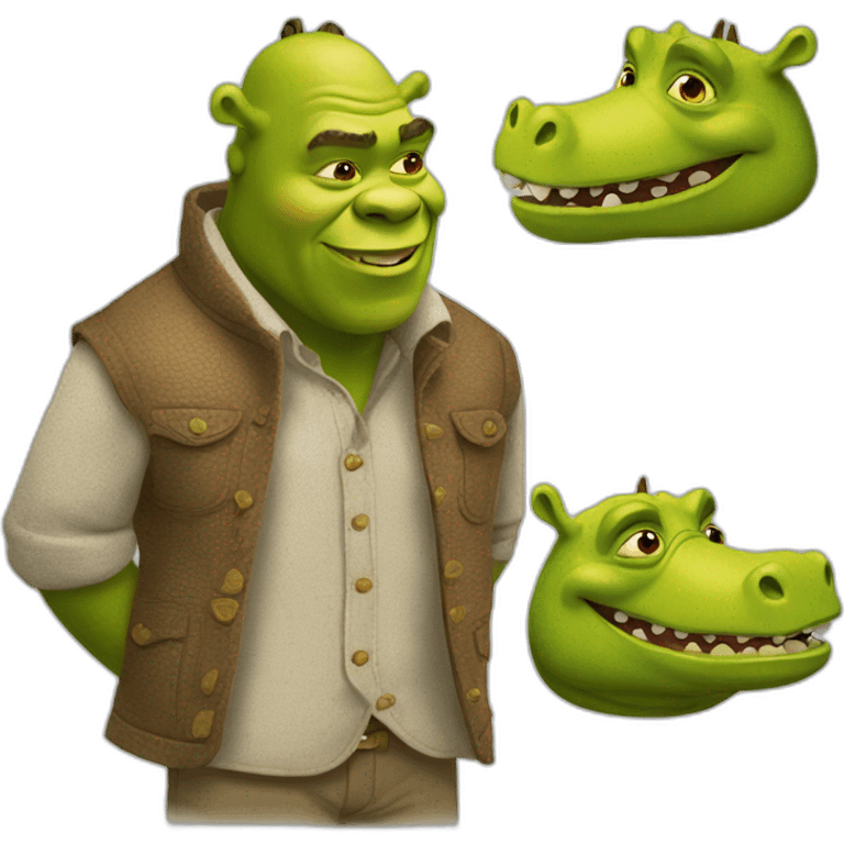 Shrek crocs emoji