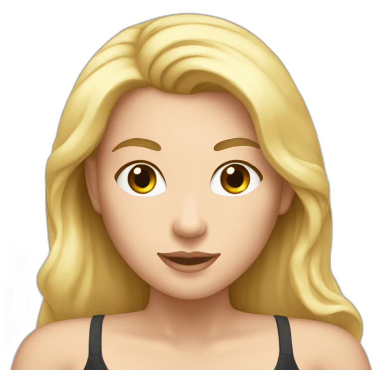 large-chested-white-woman-bras-blonde emoji