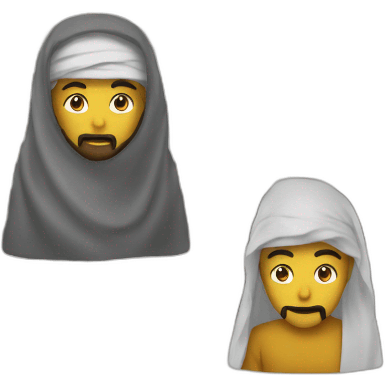 Islamist in a shop emoji