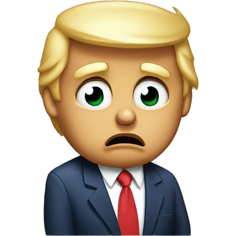 donald trump crying emoji