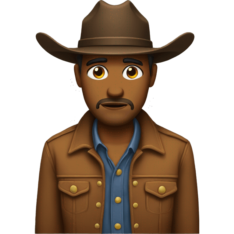 Sad cowboy emoji