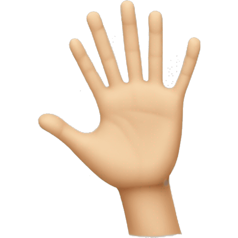 Curved hand pam emoji