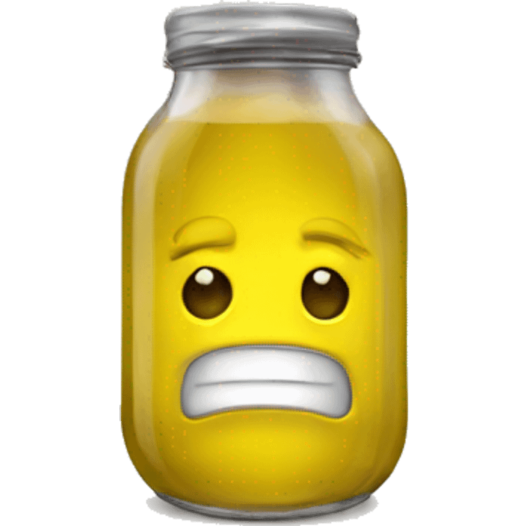 jar with yellow liquid emoji