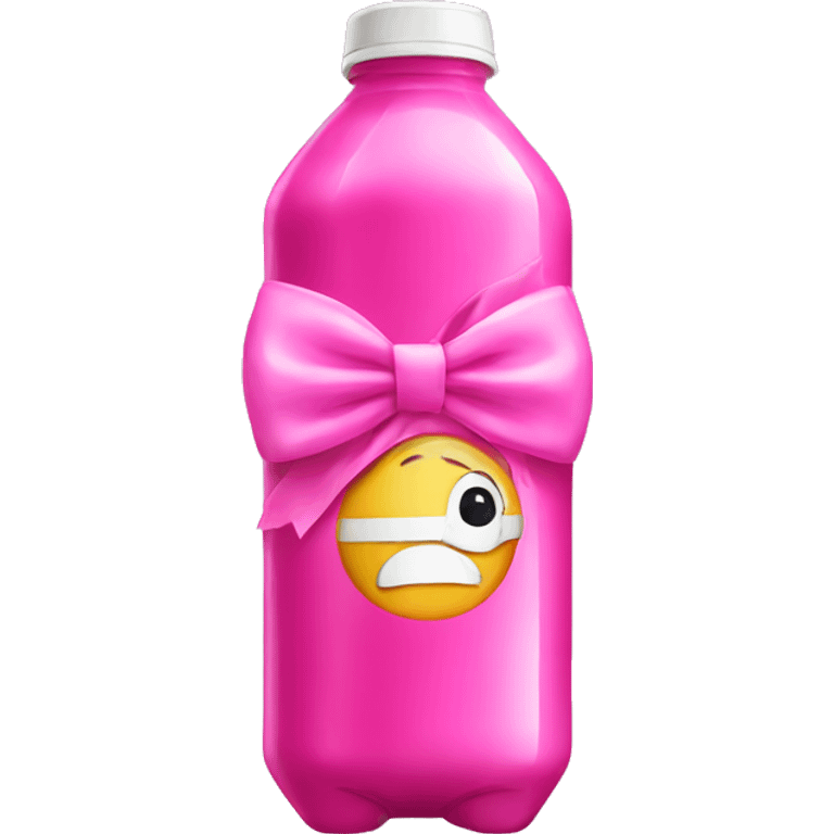 pink energy drink with a bow emoji