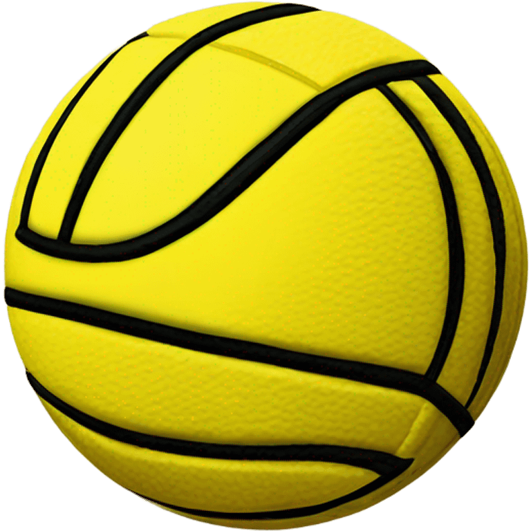 yellow volleyball emoji