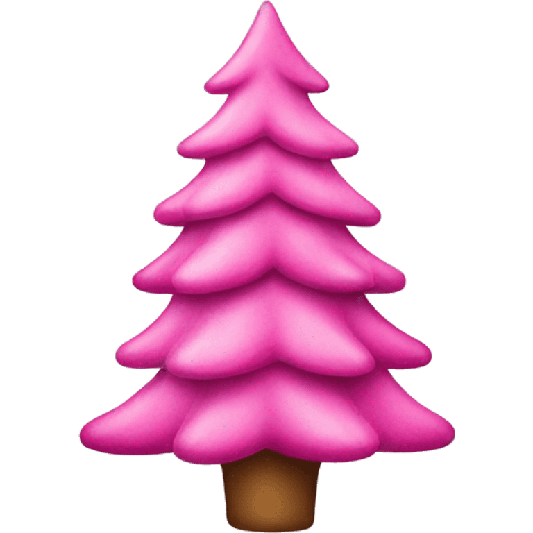 pink christmas tree emoji