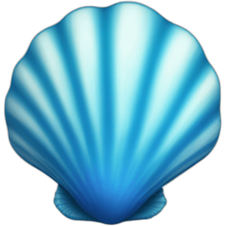 blue sea shell emoji