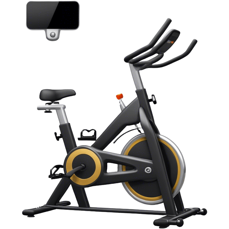 Stationery indoor bike in gym emoji