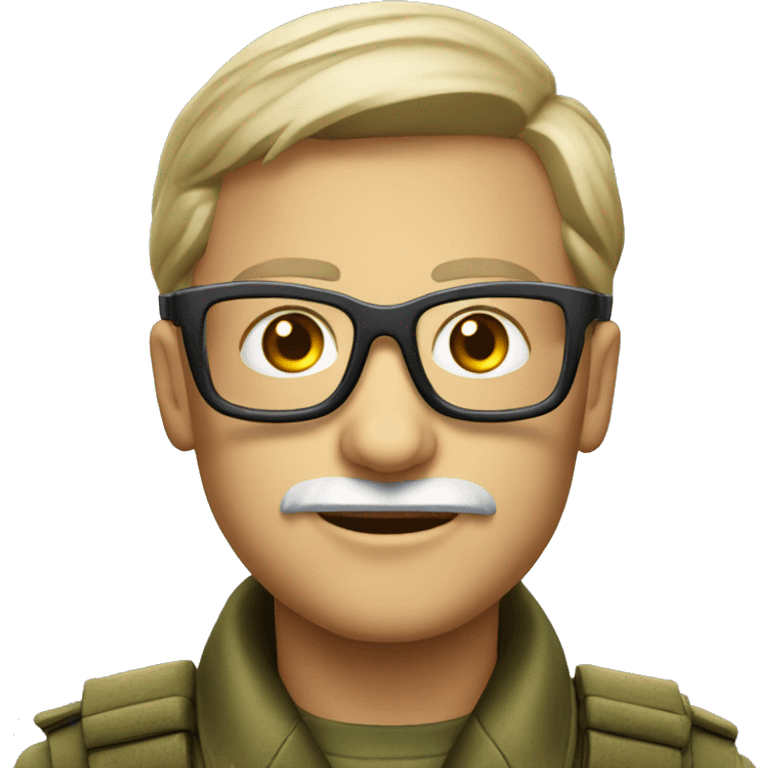 Panzer mit Brille emoji