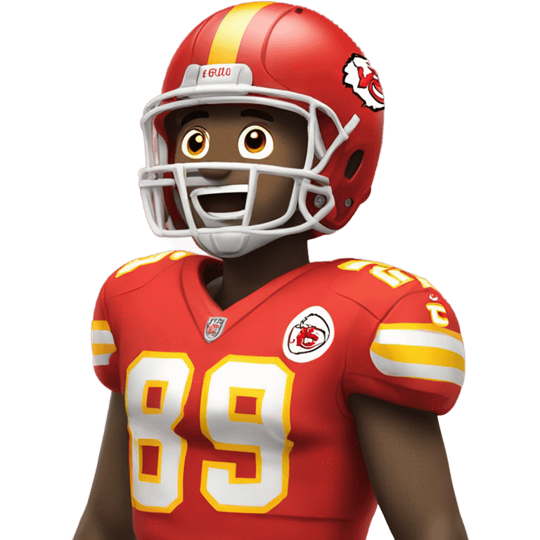 chiefs football fan cheering  emoji