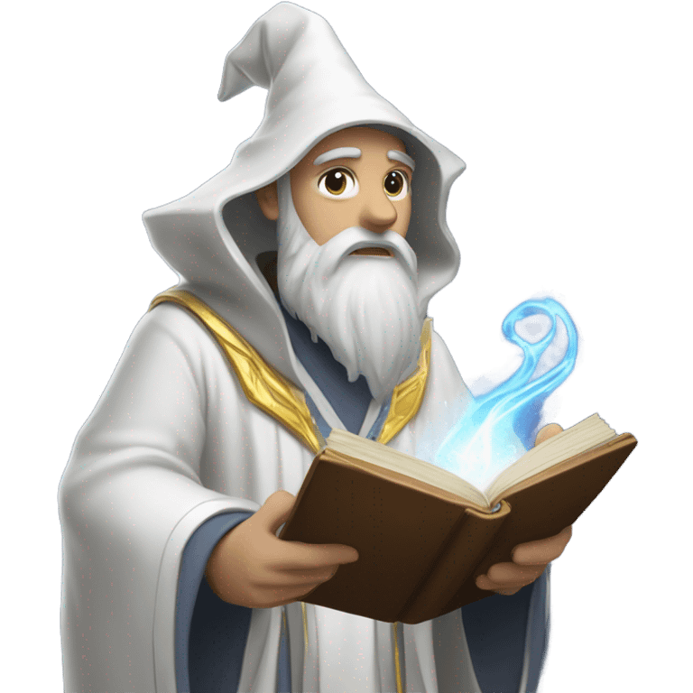 wizard holding  hard disk emoji