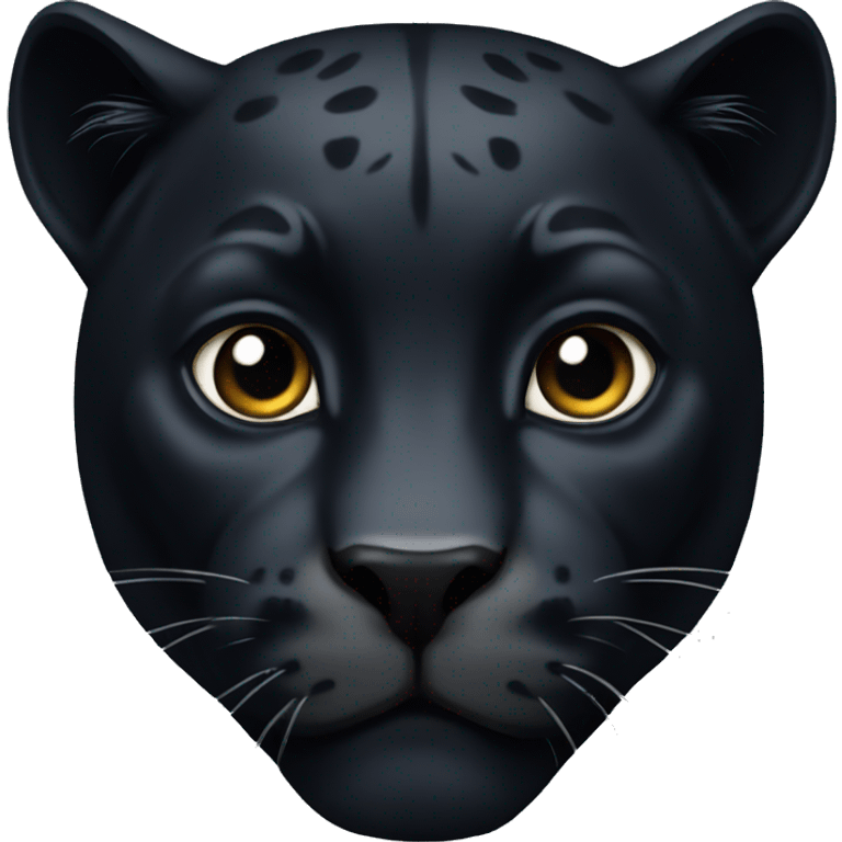 Black panther animal emoji  emoji