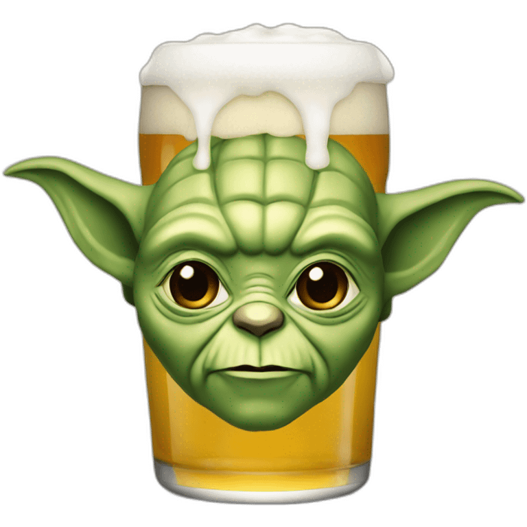 Yoda beer emoji