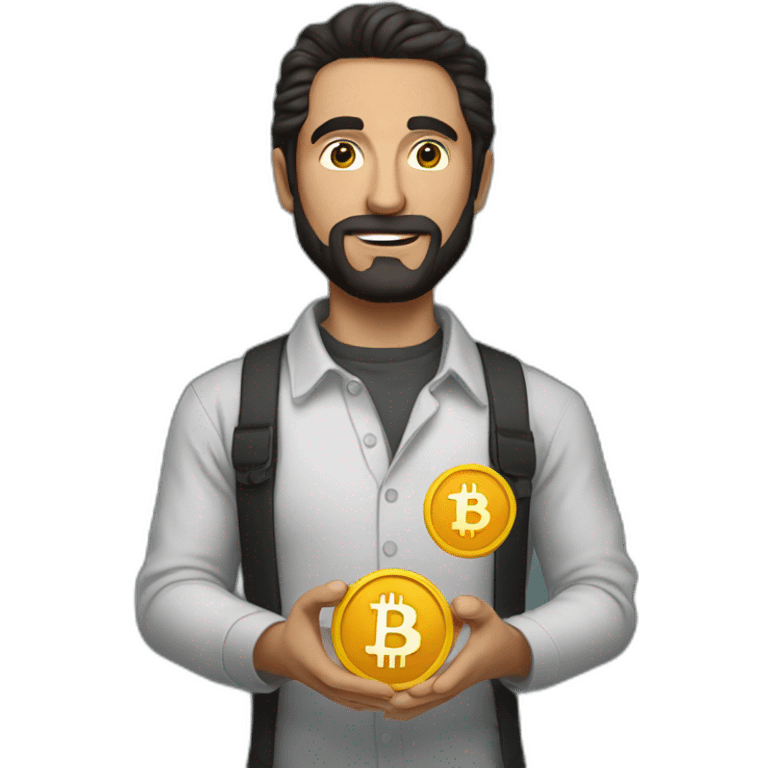 kemal soydere holding bitcoin emoji