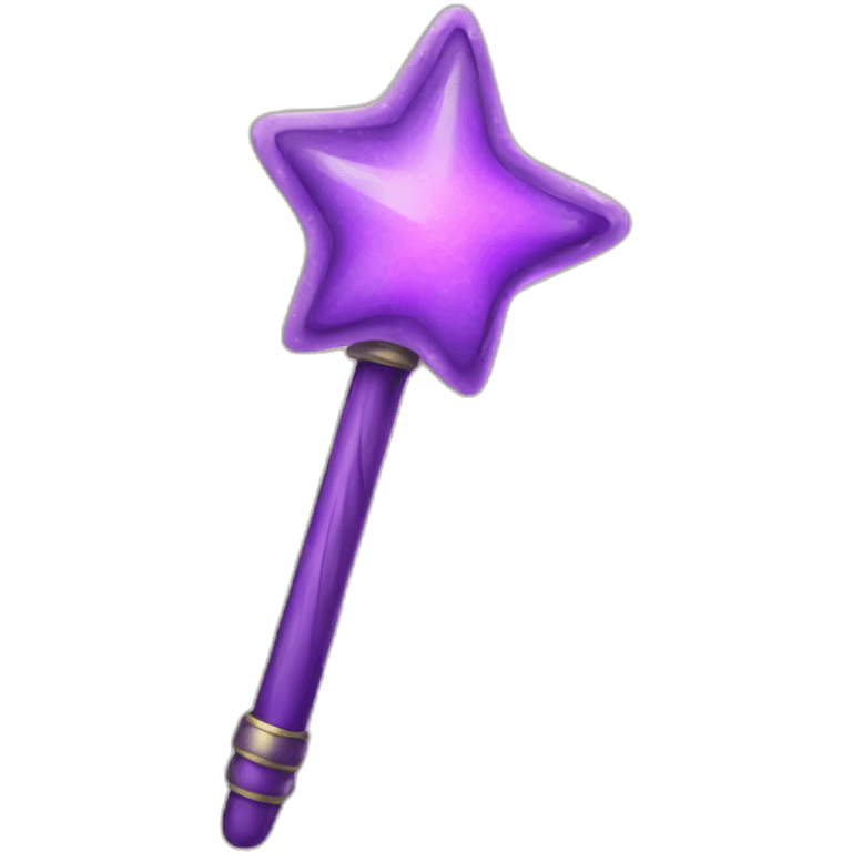 purple magic wand emoji