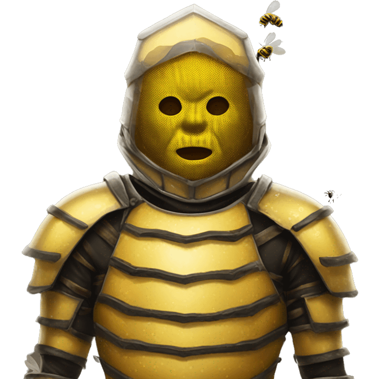 torso armor covered in bees emoji