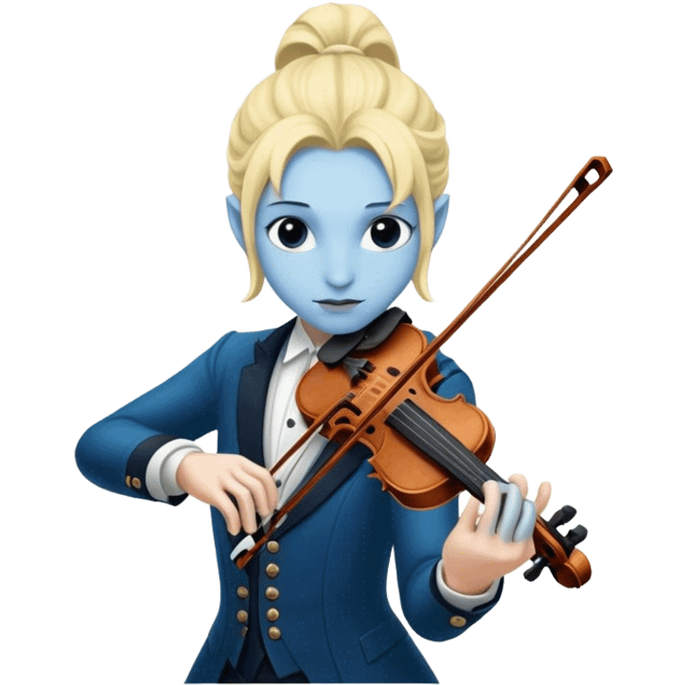 laufey playing the violin  emoji