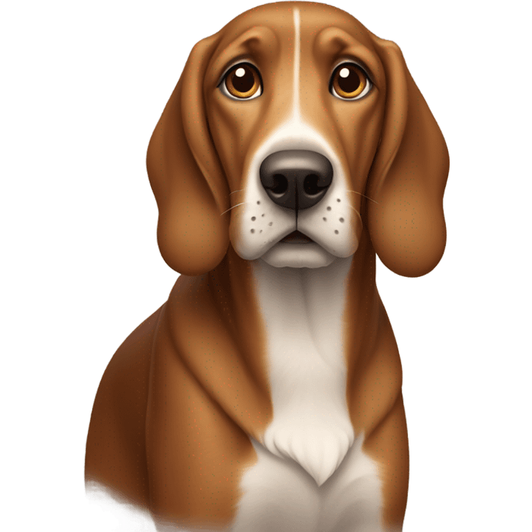 Brown hound dog  emoji