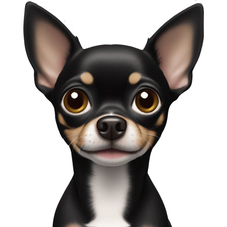 black chihuahua emoji