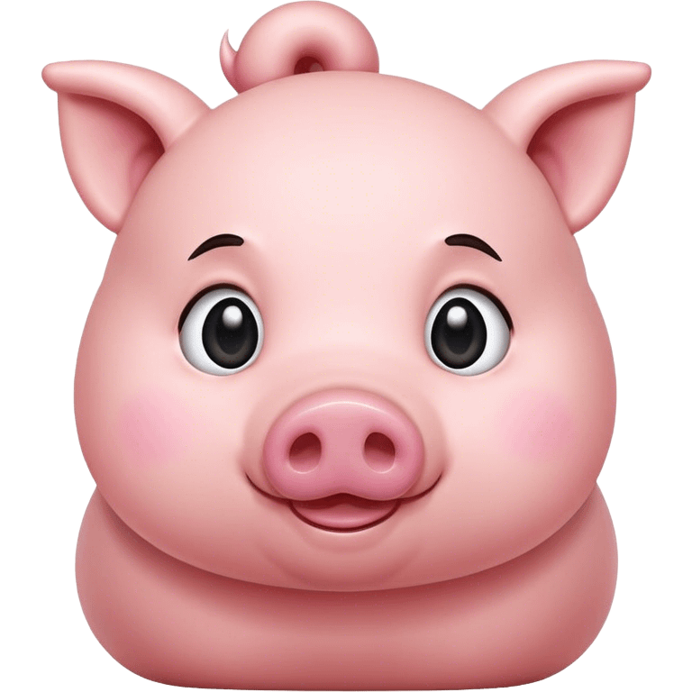 Girl pig emoji