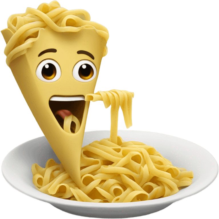 pasta eating pasta emoji