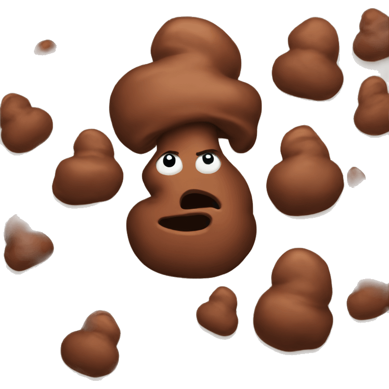 Red poop emoji