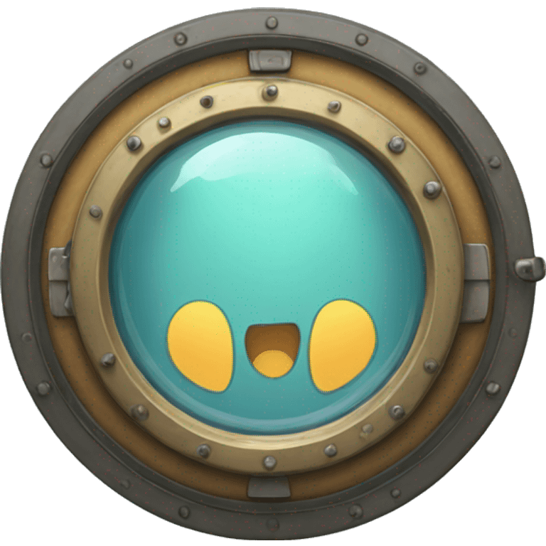 cartoon porthole frame emoji