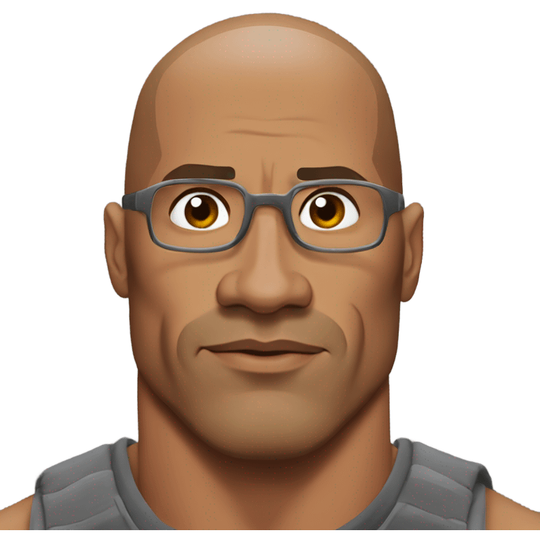 dwayne the rock johnson bored emoji